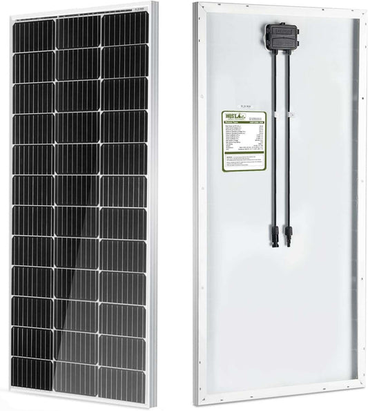 This 100 Watt 12V Monocrystalline Solar Panel is engineered for maximum efficiency and durability, making it an ideal solution for various off-grid applications. Fea