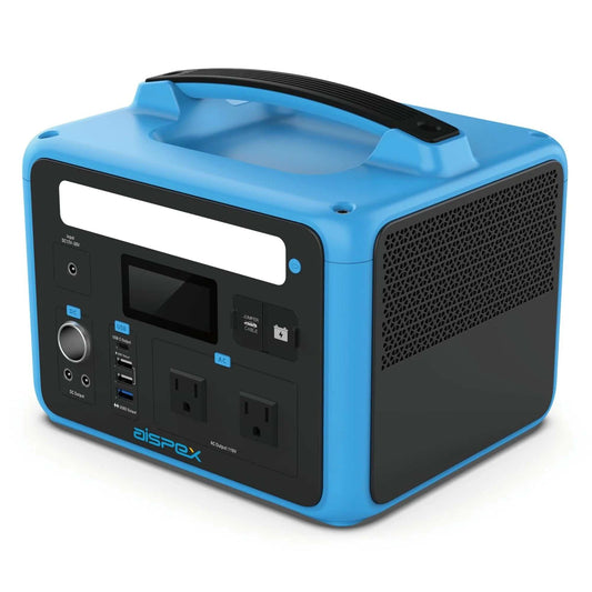 Introducing the Aispex Portable Power Station 600W, the ultimate solution for those who crave reliable energy on the go. This super-sized battery buddy boasts an imp