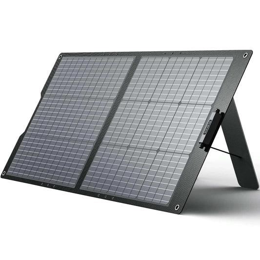 Introducing the Sunbathing Superstar: the GROWATT 100W Portable Solar Panel, a game-changer for outdoor enthusiasts and off-grid adventurers alike. This innovative s