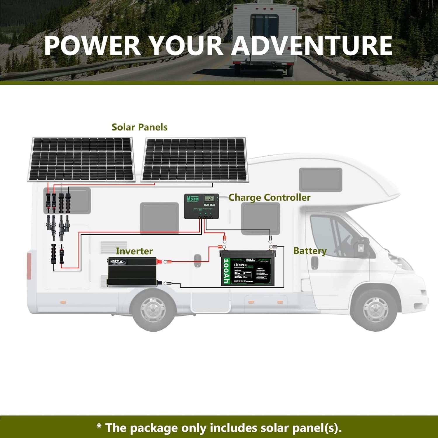 This 100 Watt 12V Monocrystalline Solar Panel is engineered for maximum efficiency and durability, making it an ideal solution for various off-grid applications. Fea