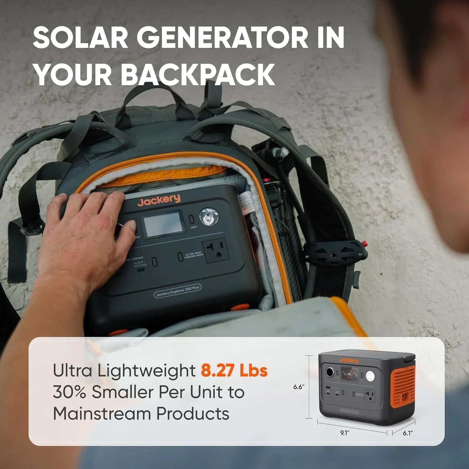 The Jackery Explorer 300 Plus Portable Power Station, with its impressive 288Wh Lifepo4 Battery, is the ultimate solution for those seeking reliable power on the go.