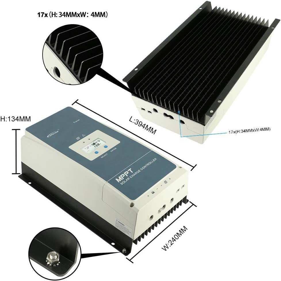 Solar Superhero 60A MPPT Charge Controller - advanced, efficient solar power solution for 12V to 48V systems.