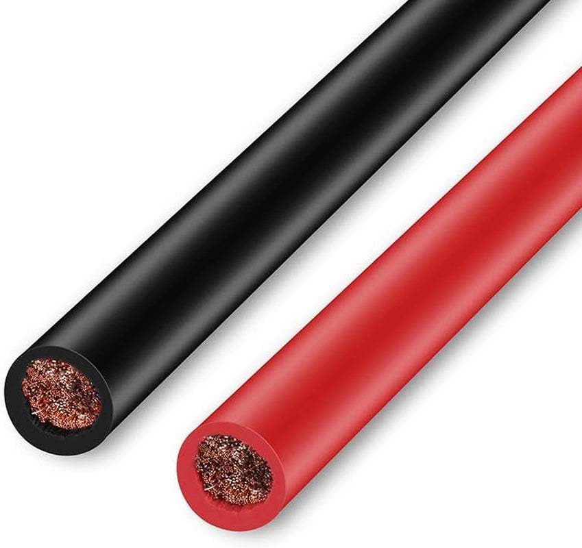 The 4 AWG Gauge Red + Black Pure Copper Battery Cables Power Inverter Wire Set is an essential accessory for anyone looking to enhance their electrical systems in ve