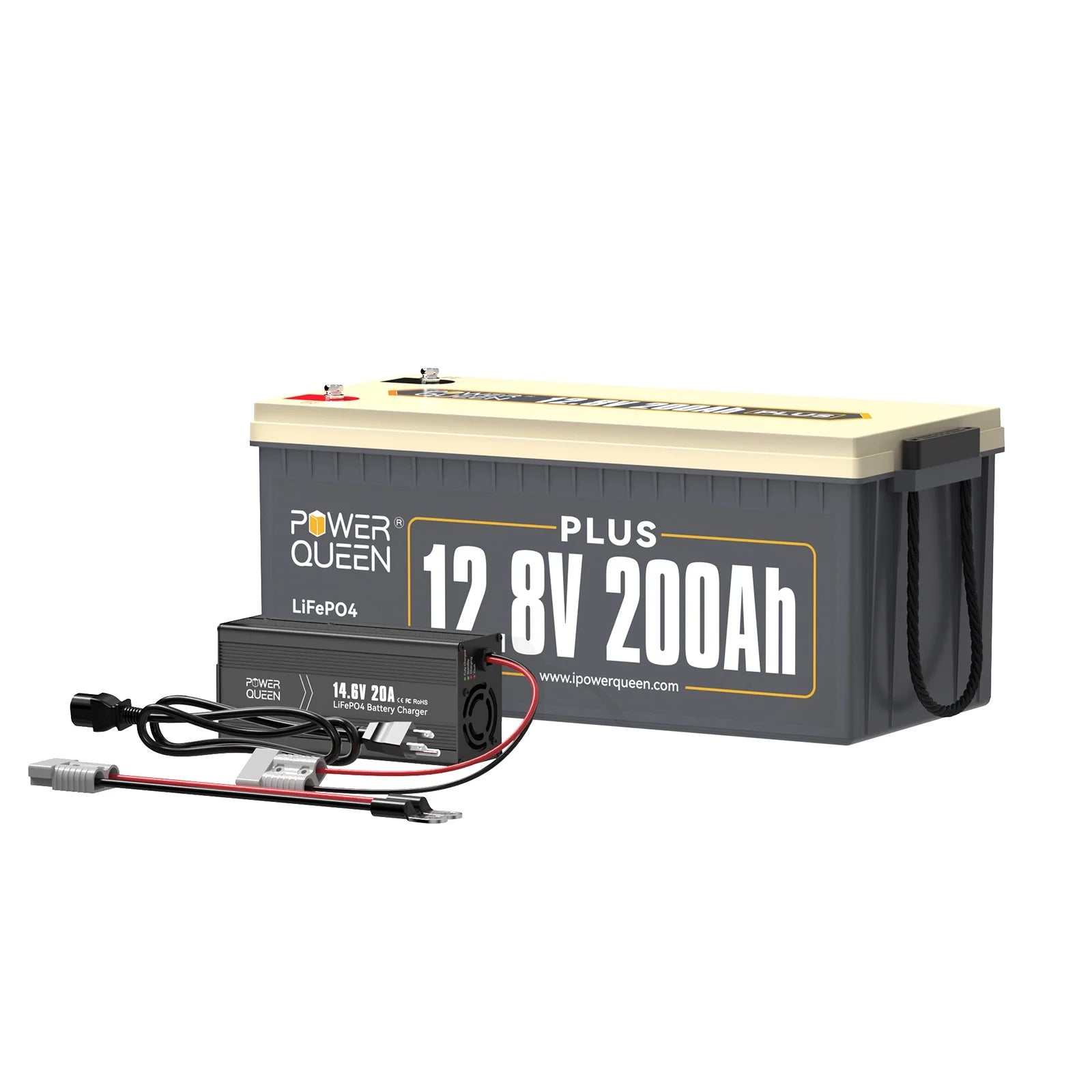 Supercharged 12V 200Ah Sleepy Sloth Battery & Energizer Bunny Charger for RVs, off-grid use.